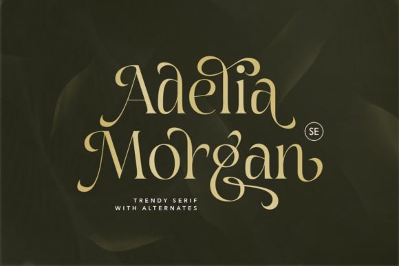Adelia Morgan: A Serif Font for Creative Crafters and Product Makers