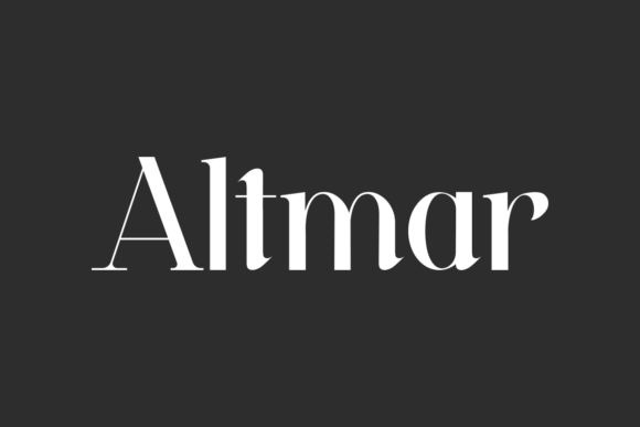 Altmar: A Serif Font That Elevates Editorial Design