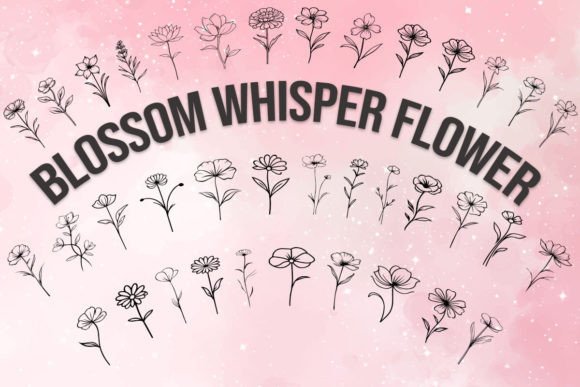 Blossom Whisper Flower: A Font for Elegant Digital Design