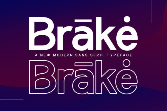 Brākė: A Feminine Sans Serif for Editorial Design