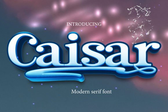 Caisar: A Serif Font for Elegant Craft Projects