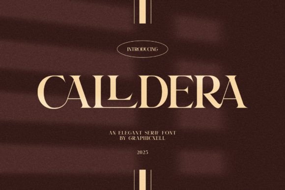 Calldera: A Serif Font That Elevates Branding
