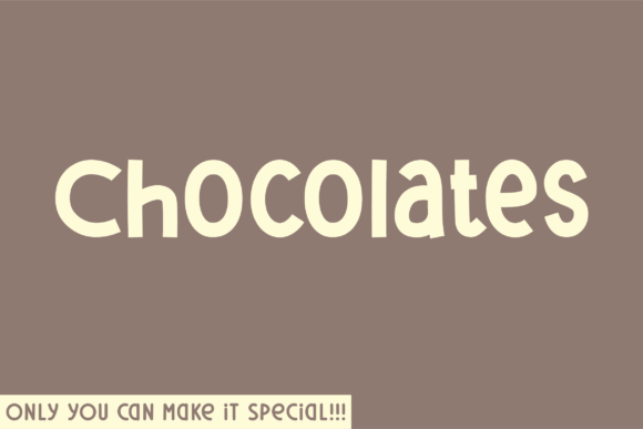 Chocolates: A Bold Serif Font for Digital Design