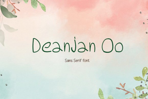 Deanjan Oo: A Playful Sans Serif for Fun and Creative Design