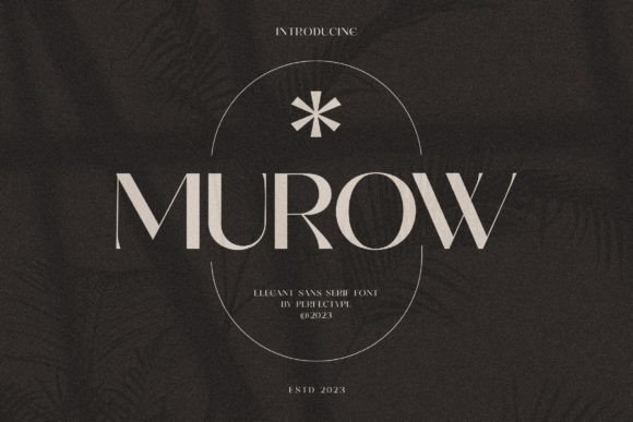 Discover the Elegance of Murow: A Serif Font for Modern Web Design