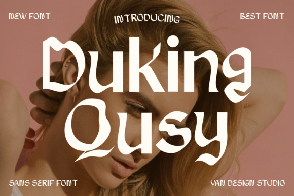 Duking Qusy: A Serif Font for Modern Web Design