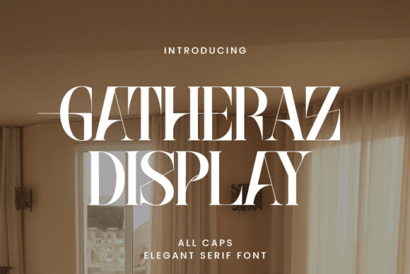 Gatheraz: A Serif Font for Crafters and Designers