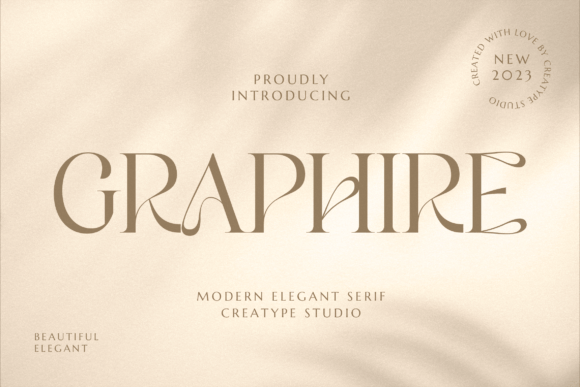 Graphire: A Serif Font with Modern Sophistication