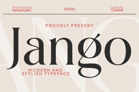 Jango: A Serif Font That Elevates Your Digital Brand