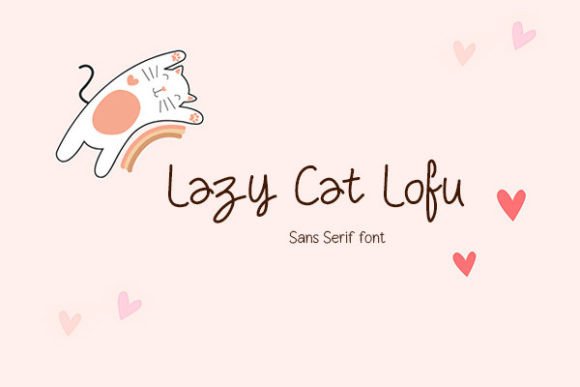 Lazy Cat Lofu: A Modern Sans Serif Font for Digital Creativity