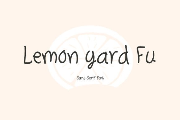 Lemon Yard Fu: A Playful Sans Serif for Digital Marketing