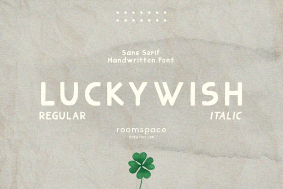 Luckywish: A Versatile Sans Serif Font for Digital Design