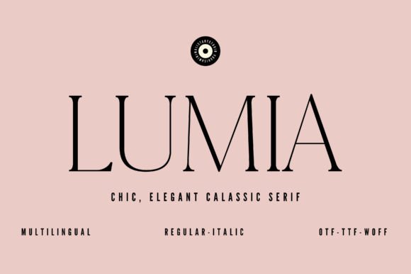 Lumia: A Serif Font for Modern Editorial Design
