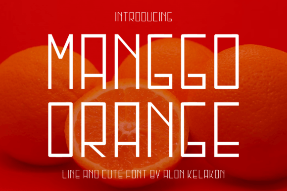 Manggo Orange: A Delicate Sans Serif for Editorial Elegance