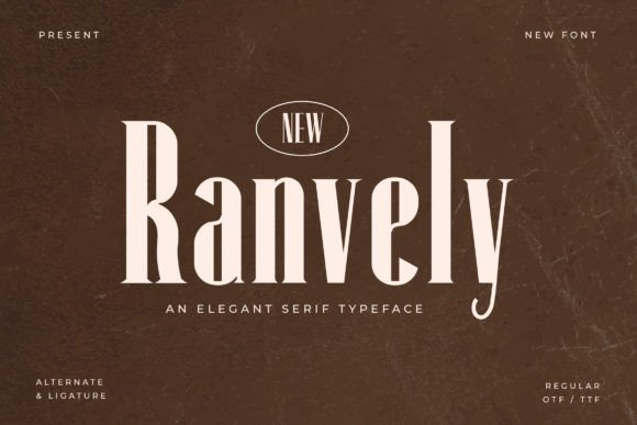 Ranvely: A Serif Font That Elevates Branding