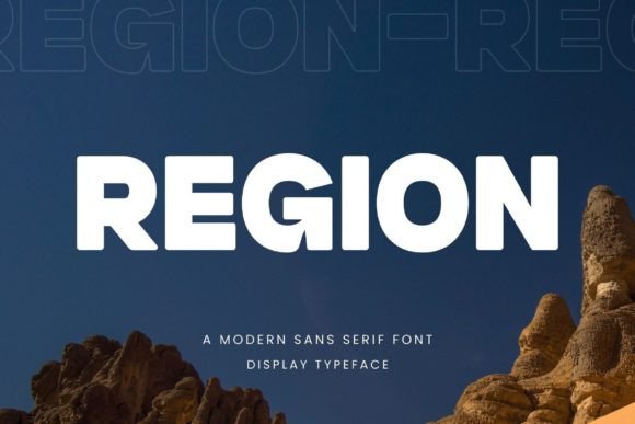 Region: A Font That Breathes Life Into Every Craft Project