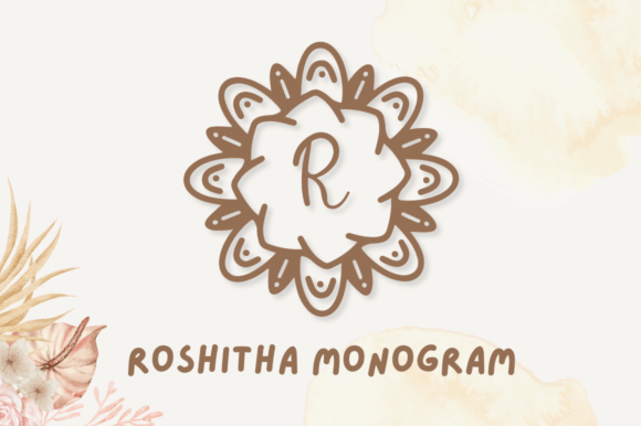 Rositha Monogram: A Graceful Addition to Your Design Toolkit
