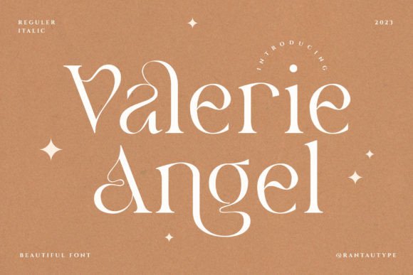 Valerie Angel: A Serif Font for Elegant Editorial Design