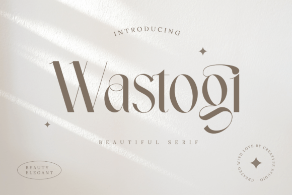 Wastogi: A Serif Font That Elevates Digital Branding